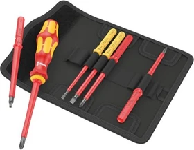 Wera Kraftform Kompakt VDE 7 Imperial 1 Tool Finder Bitset inkl. Tasche, 7-tlg.