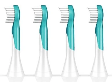 Philips HX6034/33 Sonicare for Kids Kinder-Ersatzbürste, 4 Stück