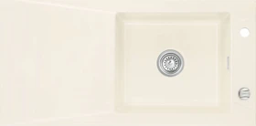 systemceram Siro 100 Einbau Becken rechts mit Ablauffernbedienung jasmin
