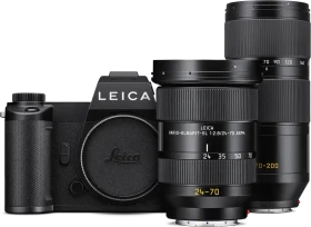 Leica SL3-P Typ 3403 mit Objektiv Vario-Elmarit-SL 24-70mm 2.8 ASPH und Vario-Elmarit-SL 70-200mm 2.8 ASPH
