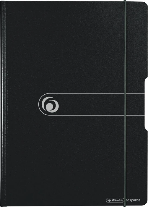 Herlitz easy orga to go Klemmbrettmappe, A4, schwarz/grau