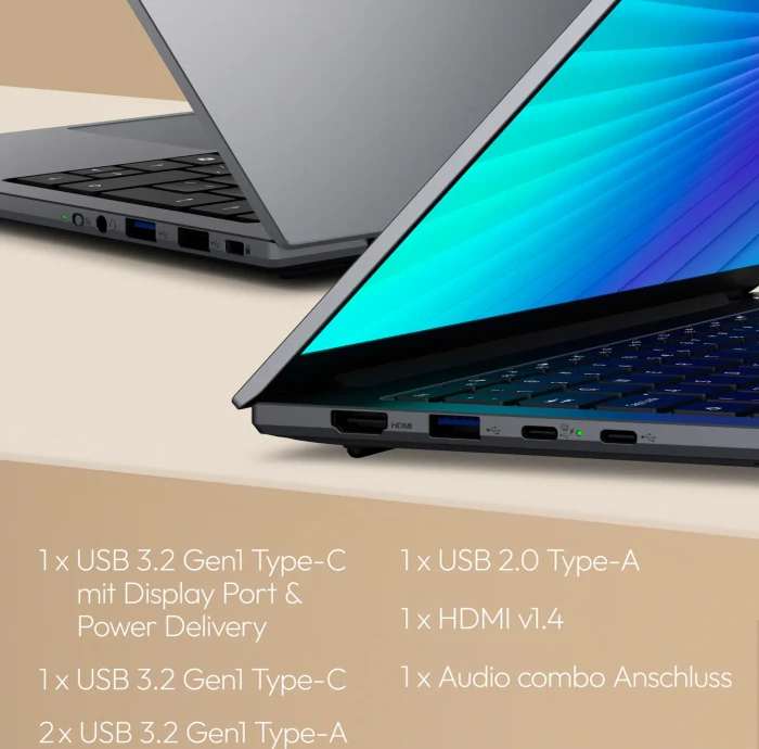 Medion Signium 14 S1, Core 5 120U, 16GB RAM, 512GB SSD, DE