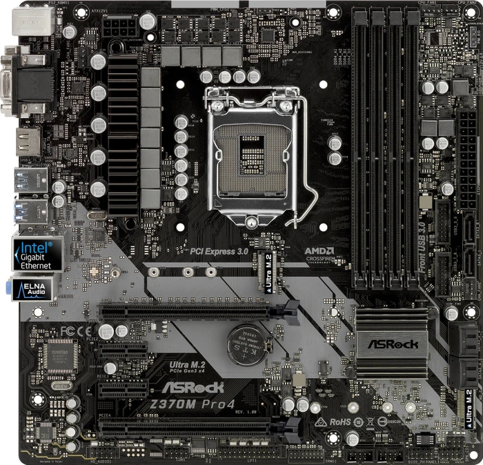ASRock Z370M Pro4 (Intel 1151 v2)