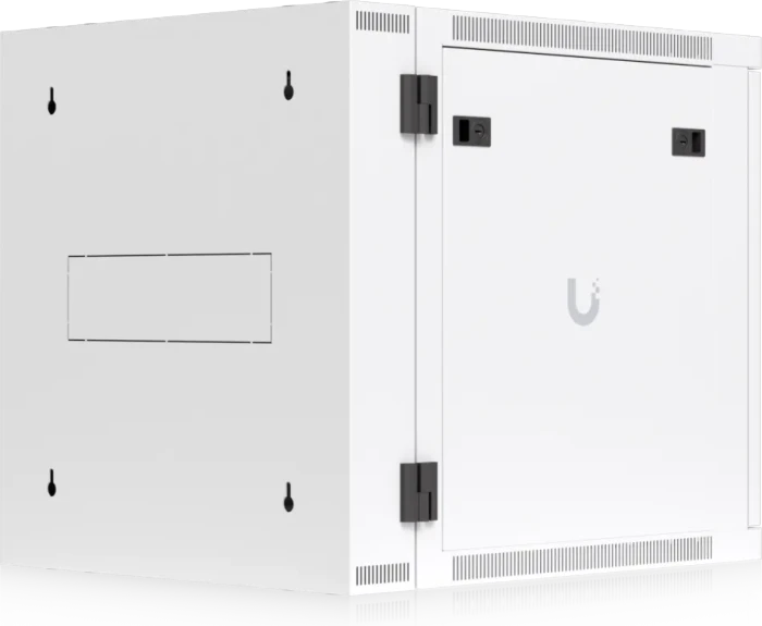 Ubiquiti 12U Rack Cabinet, 19" Wandgehäuse 12HE, Gitternetztür, weiß, 703mm tief