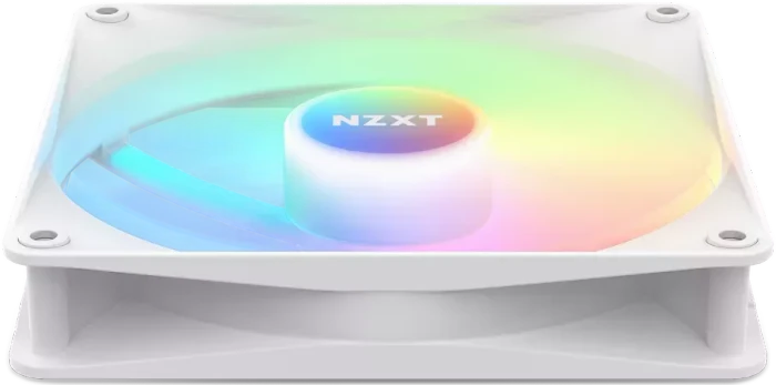 NZXT F Series F140 RGB Core Twin Pack, Matte White, weiß, LED-Steuerung, 140mm, 2er-Pack