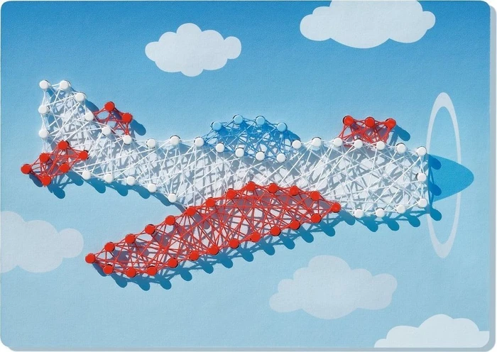 Ravensburger String it Midi Flugzeug