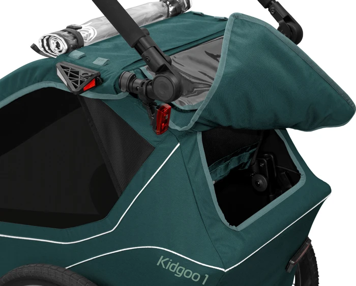 Qeridoo Kidgoo 1 Fahrradanhänger pacific blue (Modell 2026)