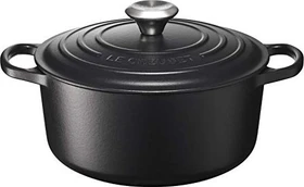 Le Creuset Signature Gusseisen Bräter rund 24cm 4.2l schwarz (21177240000430)