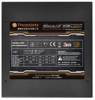 Thermaltake Smart SE 630W, ATX 2.3