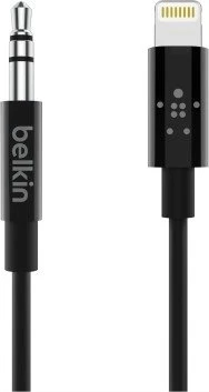 Belkin Adapterkabel 3.5mm-Klinke/Lightning 1.80m schwarz