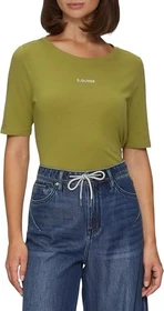 s.Oliver Logo-Print T-Shirt kurzarm guacamole (Damen)