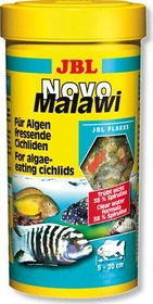 JBL NovoMalawi Hauptfutter für algenfressende Buntbarsche, 40g, 250ml