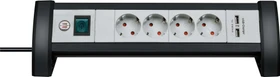 Brennenstuhl Premium-Office-Line, 4-fach, 2x USB-A, 1.8m