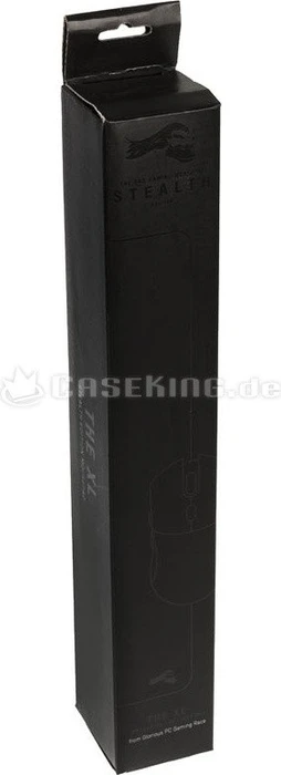 Glorious G-XL-STEALTH XL Slim Mauspad, Stealth Edition, schwarz