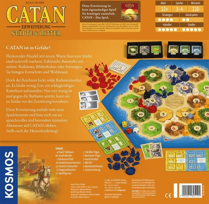 Die Siedler von Catan - Städte & Ritter (2. Erweiterung)
