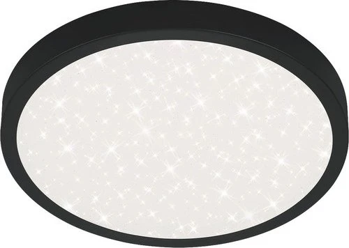 Briloner Runa Sternenhimmel LED Deckenleuchte 24W 38cm schwarz