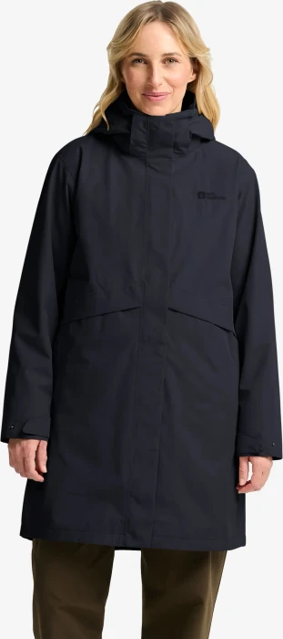 Jack Wolfskin Baylight 3in1 Funktionsmantel dark navy (Damen)