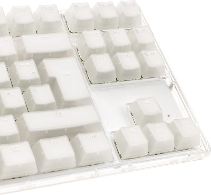 Ducky One 3, Aura White, TKL, LEDs RGB, MX RGB BROWN, USB, DE