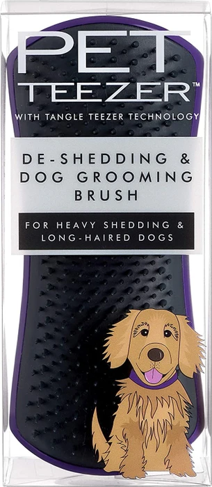PET Teezer De-Shedding & Grooming Brush, violett/grau