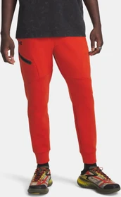 Under Armour Unstoppable Fleece Trainingshose lang surplus orange/black (Herren)