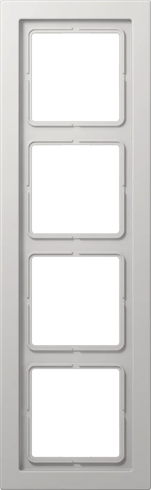 Jung Serie LS-design Rahmen 4-fach, lichtgrau
