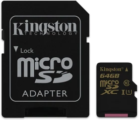 Kingston R90/W45 64GB Kit, UHS-I, Class 10