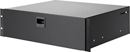 Adam Hall 03 Eco 19" Rackschublade, Stahl, schwarz, 3HE