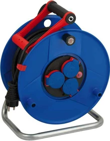 Brennenstuhl Garant Kabeltrommel, Schuko auf 3x Schuko, 50m, IP44, AT-N05V3V3-F 3G1,5