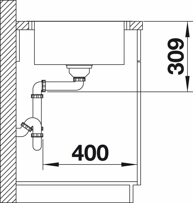 Blanco Lemis XL 6 S-IF Compact Einbau Becken reversibel mit Ablauffernbedienung edelstahl