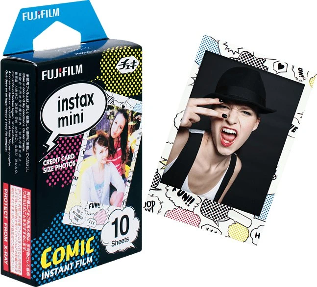 Fujifilm instax mini Sofortbildfilm Comic, 10 Aufnahmen