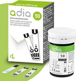 adia Blutzucker-Teststreifen, 50 Stück