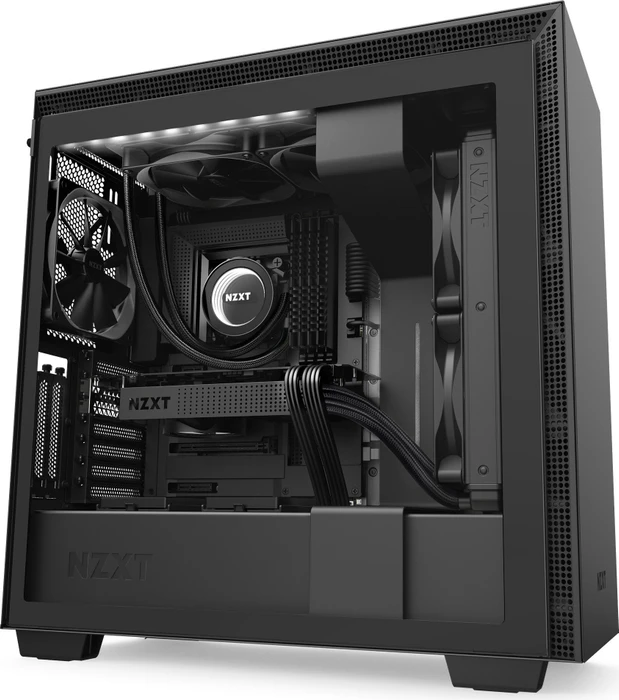 NZXT H710i, schwarz, Glasfenster