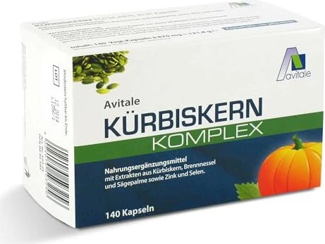 Avitale Kürbiskern Komplex Kapseln, 140 Stück