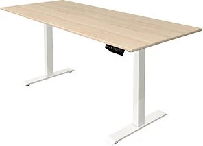 Kerkmann Move 1 elektrisch höhenverstellbarer Sitz-Steh-Schreibtisch 180x80cm Ahorn/weiß