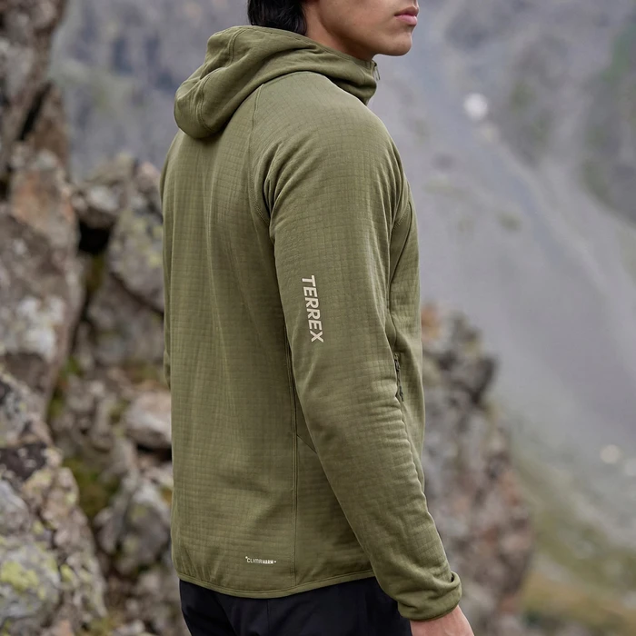adidas Terrex Xperior Climawarm+ Ventknit Funktionsjacke olive strata (Herren)
