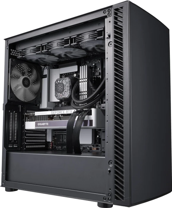 SilverStone Seta Q1, schwarz, schallgedämmt