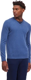 Falke Luxury V-Ausschnitt Pullover bluestone (Herren)