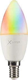 XLayer Smart Echo LED Kerze E14 4.5W RGBW
