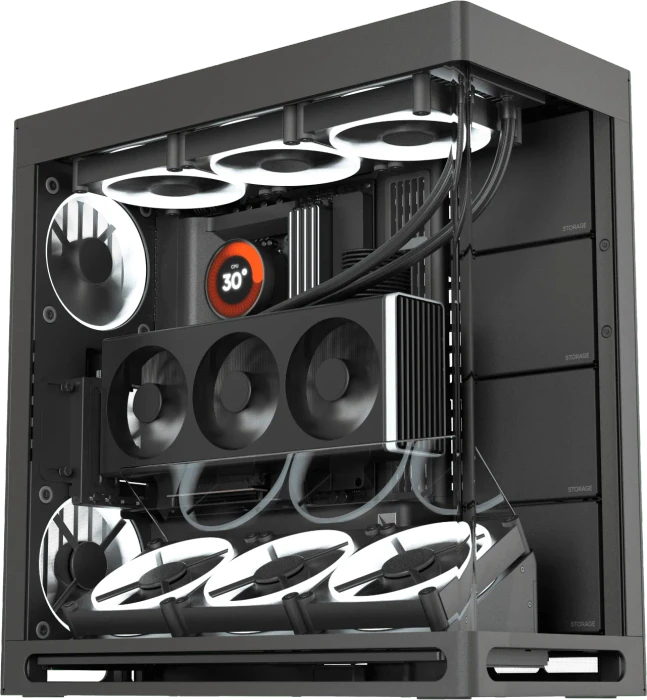 HAVN HS 420 VGPU Black, Glasfenster