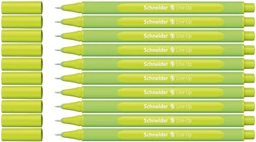 Schneider Line-Up Tintenroller (Mine) apple green, 10er-Pack