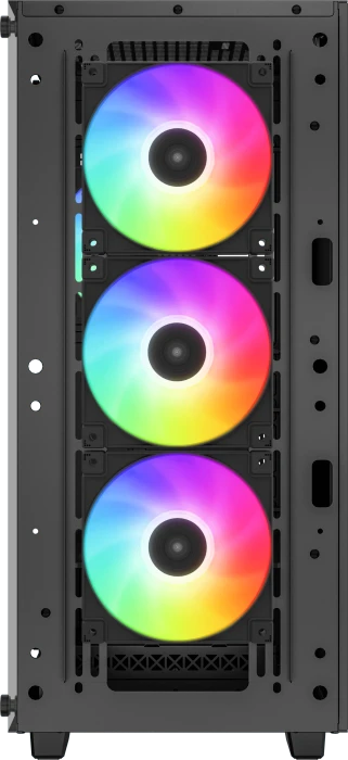 DeepCool CC560 ARGB [V2], schwarz, Glasfenster