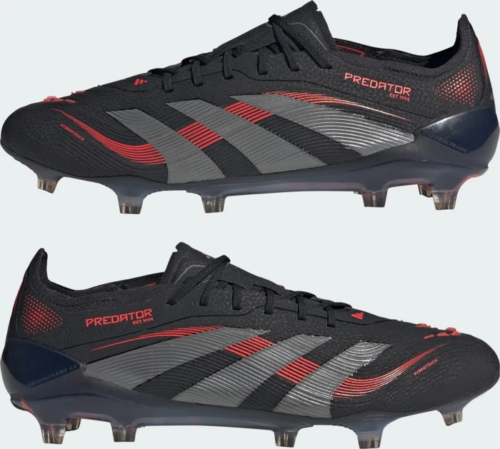adidas Predator Elite FG core black/grey four/lucid red