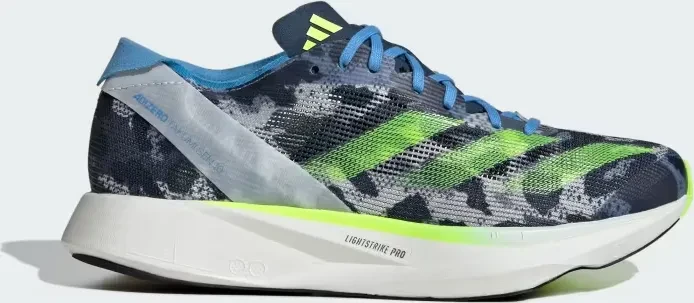 adidas Adizero Takumi Sen 10 crystal white/lucid lemon/blue burst (Damen)
