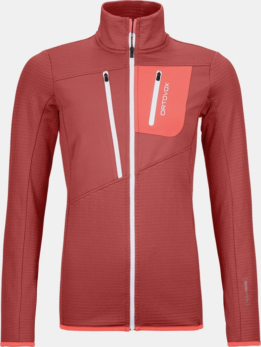 Ortovox Fleece Grid Funktionsjacke blush (Damen)