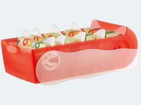 HAN Croco Karteibox, A7, transparent/transparent, inkl. 100 Karteikarten