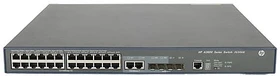 HP FlexNetwork 3600 24 SI v2 Rackmount Managed Switch, 24x RJ-45, 2x RJ-45/SFP, 2x SFP, 720W PoE+ (JG306B)