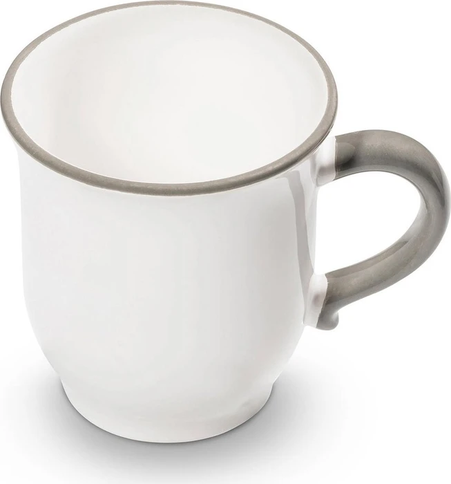 Gmundner Keramik Grauer Rand Schokotasse 300ml