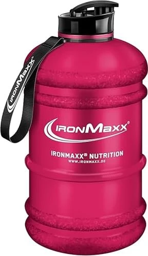 IronMaxx Water Gallon Trinkflasche 2.2l rot