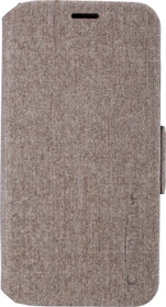 Peter Jäckel Commander Book Case Curve Deluxe für Apple iPhone 12/12 Pro suit beige
