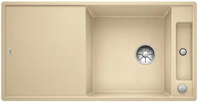 Blanco Axia III XL 6 S InFino Becken reversibel mit Ablauffernbedienung champagner inkl. Glasschneidebrett
